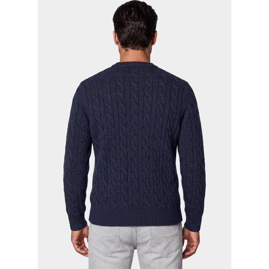 Bos Bright Blue Pullover heren 1191/103 navy - Image 2