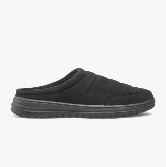 Skechers Relaxed Fit: Murette Garvanza Heren Muiltjes Van Microvezel In Het Zwart - Image 1