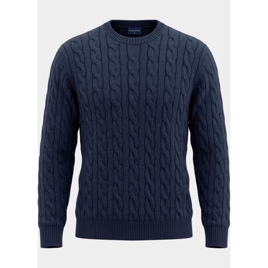 Bos Bright Blue Pullover heren 1191/103 navy - Image 4