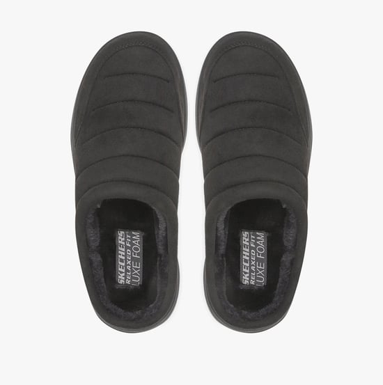 Skechers Relaxed Fit: Murette Garvanza Heren Muiltjes Van Microvezel In Het Zwart - Image 3
