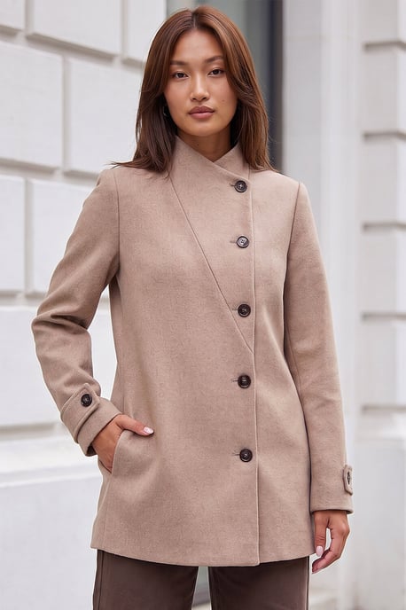 Funnel Neck Coat - Image 2