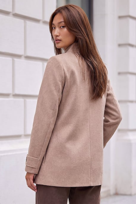 Funnel Neck Coat - Image 4