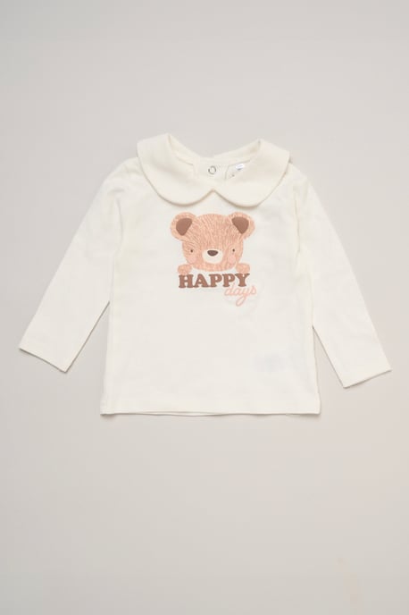 Faux Fur Gilet Set with Bear T-Shirt & Leggings - Image 5