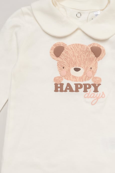 Faux Fur Gilet Set with Bear T-Shirt & Leggings - Image 6