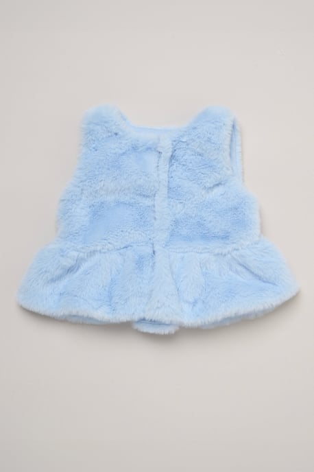 Faux Fur Gilet Set with Goose T-Shirt & Leggings - Image 6