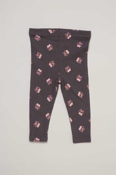 Faux Fur Gilet Set with Cherry T-Shirt & Leggings - Image 6