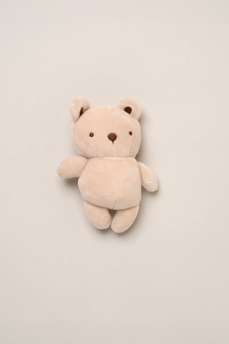 3 Piece Bear Quilted Jacket Outfit Set with Plush Toy - Image 6