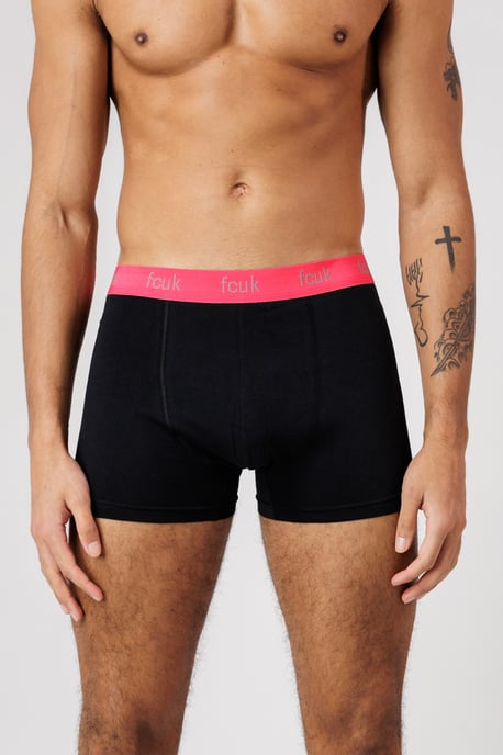 Blue 5 Pack Fcuk Cotton Stretch Boxers - Image 2