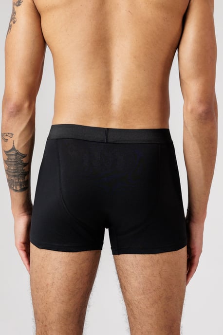 Black 5 Pack Cotton Stretch Boxers - Image 3