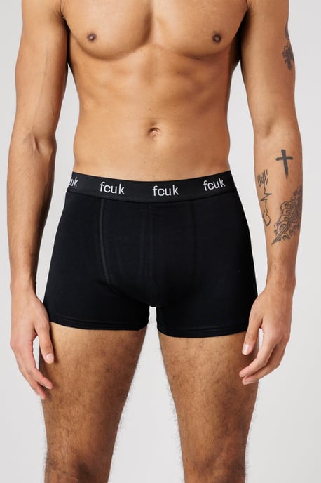 Blue 5 Pack Fcuk Cotton Stretch Boxers - Image 4