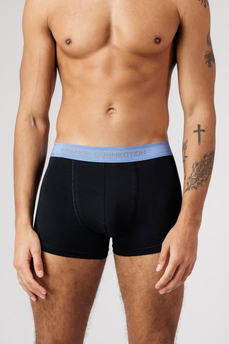 Blue 5 Pack Cotton Stretch Boxers - Image 5