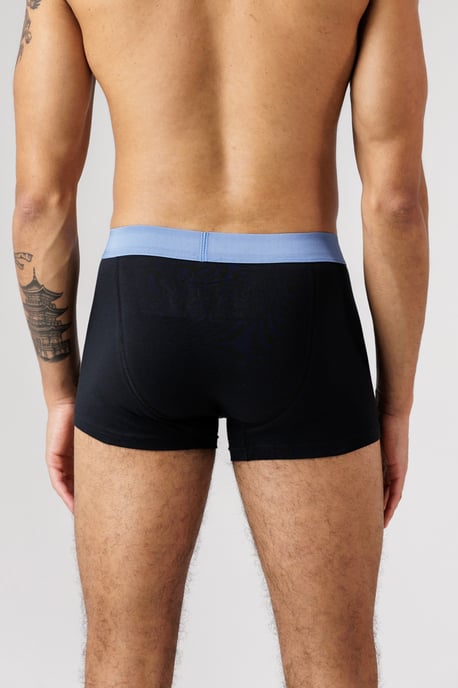 Blue 5 Pack Cotton Stretch Boxers - Image 6