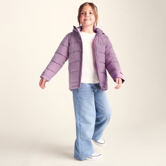 Harecroft Kids Padded Jacket - Heather Purple - Image 1