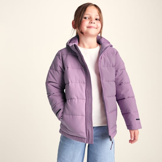 Harecroft Kids Padded Jacket - Heather Purple - Image 3