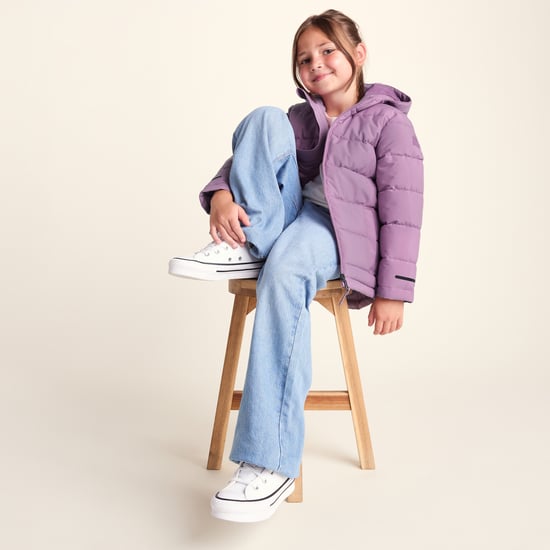 Harecroft Kids Padded Jacket - Heather Purple - Image 4