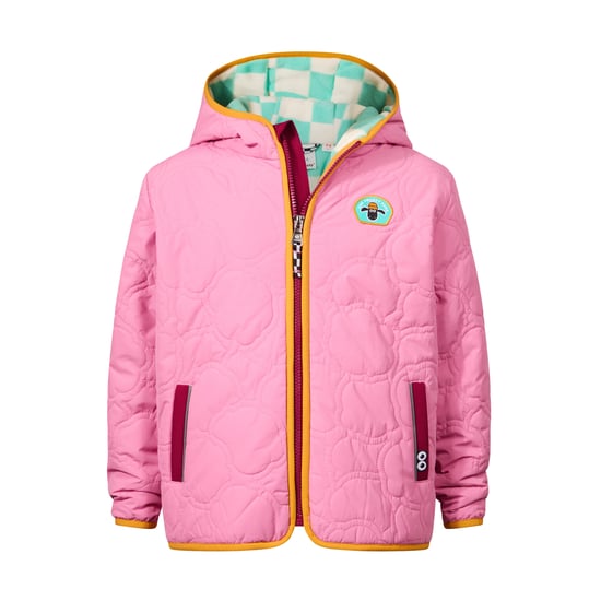 Arapawa Shaun the Sheep Kids Insulated Quilted Coat Microfleece Lining - Candy Floss Pink - Image 5