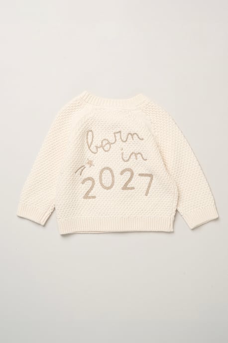Born in 2027 True Knit Chunky Cardigan - Image 1