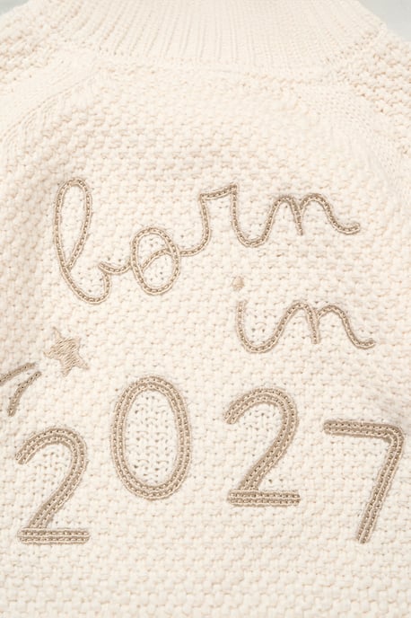 Born in 2027 True Knit Chunky Cardigan - Image 3