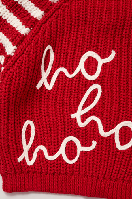 Ho Ho Ho True Knit Chunky Cardigan - Image 3