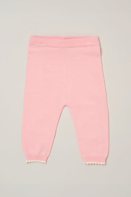 True Knit Pumpkin Bear Jumper and Trousers Set - Image 4