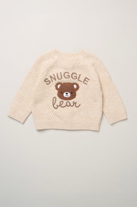 Snuggle Bear True Knit Chunky Cardigan - Image 1