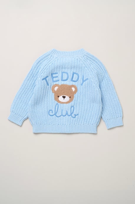 Teddy Club True Knit Chunky Cardigan - Image 1