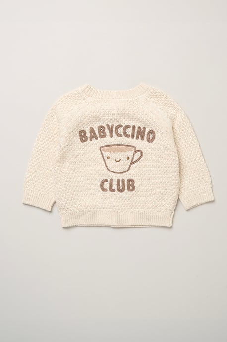 Babyccino True Knit Chunky Cardigan - Image 1