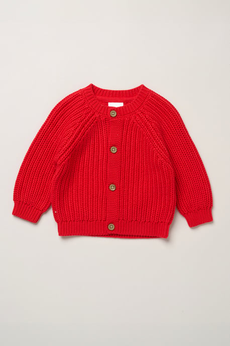 My First Christmas True Knit Chunky Cardigan - Image 2