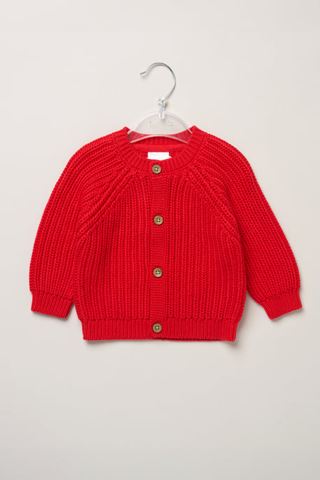 My First Christmas True Knit Chunky Cardigan - Image 3