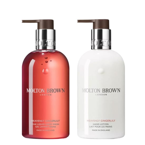 Molton Brown Heavenly Gingerlily Fine Liquid Hand Wash 300ml & Hand Lotion 300ml Duo - Image 1