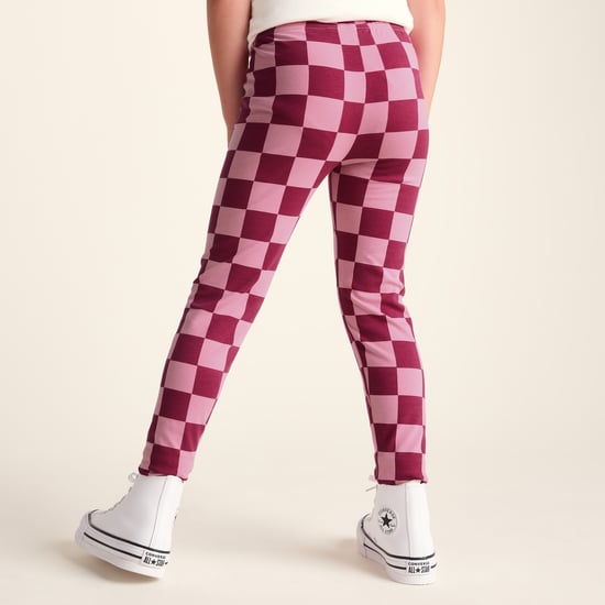 Racka Kids Shaun the Sheep Legging - Candy Floss/Beetroot Red - Image 2