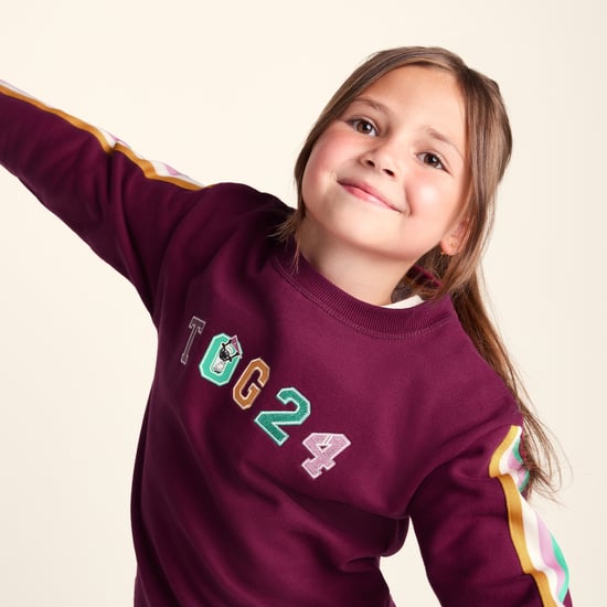 Lonk Shaun the Sheep Kids Supersoft Graphic Crew Neck Sweatshirt - Beetroot Red - Image 6