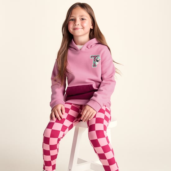 Masham Shaun the Sheep Kids Supersoft Overhead Hoodie - Beetroot Red - Image 4