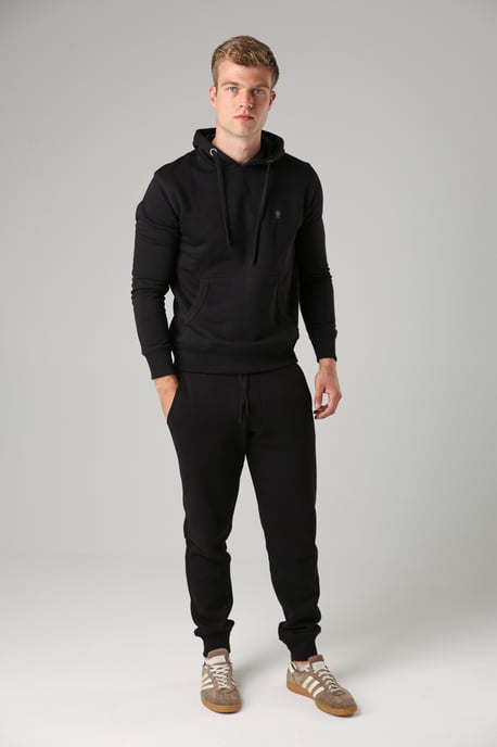 Black Cotton Blend Hoody - Image 3