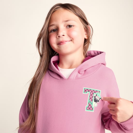 Masham Shaun the Sheep Kids Supersoft Overhead Hoodie - Beetroot Red - Image 6