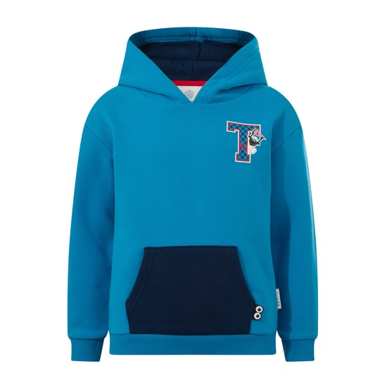 Masham Shaun the Sheep Kids Supersoft Overhead Hoodie - Bondi Blue - Image 5