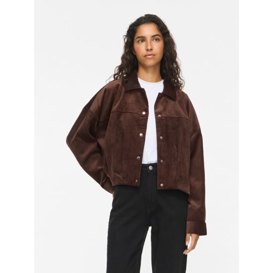 Vila vicourdie l/s jacket 14117202 coffee bean - Image 2