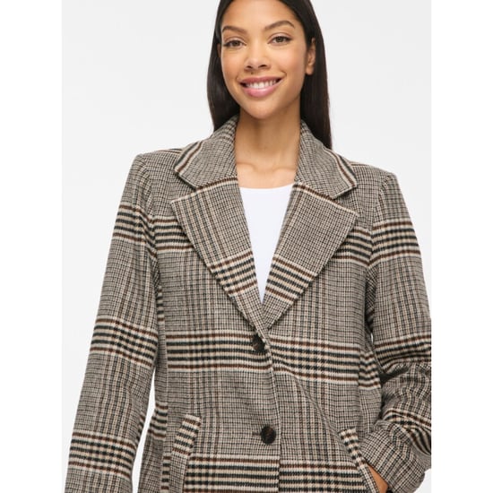 Vila vileova l/s button coat noos 14115242 coffee bean - Image 4