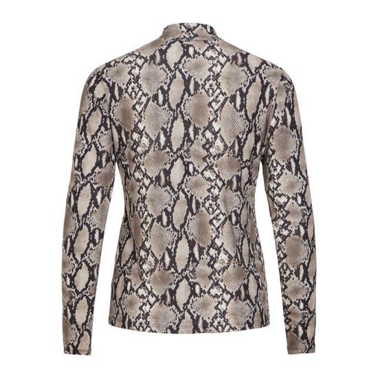 Vila vileoa l/s high neck top noos 14066134 ultimate grey - Image 2