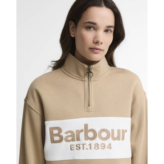 Barbour zaria half zip sweatshirt lol0668 be93 warm trench - Image 2