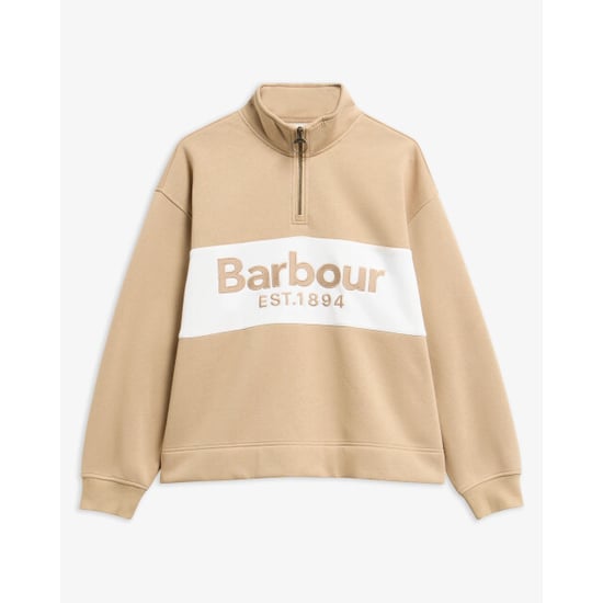 Barbour zaria half zip sweatshirt lol0668 be93 warm trench - Image 3