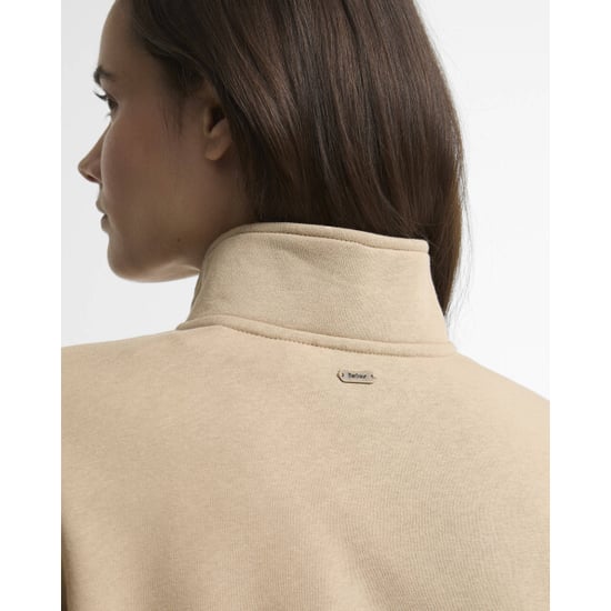 Barbour zaria half zip sweatshirt lol0668 be93 warm trench - Image 5