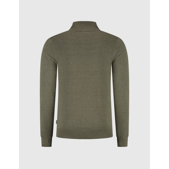 Saint Steve Cas 19480 60036 green melee half zip trui - Image 3