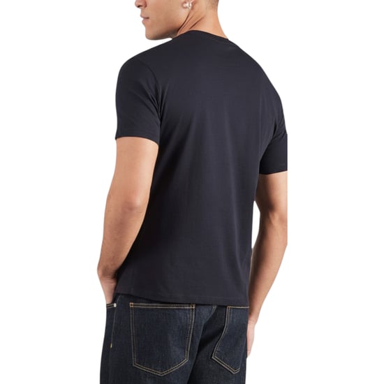 Armani Exchange Mens T-Shirts 3D Embroidered Logo Print Short Sleeve Cotton Tee - Image 2