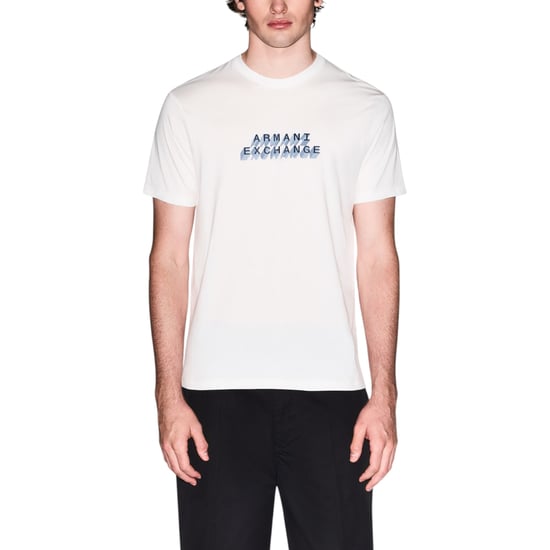 Armani Exchange XM002779 Mens T Shirts Crew Neck Slim Fit Summer Soft Cotton Tee - Image 1