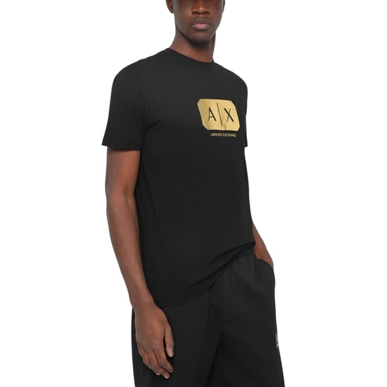 Armani Exchange AF12308 Mens T Shirts Crew Neck Graphic Print Cotton Summer Tee - Image 2