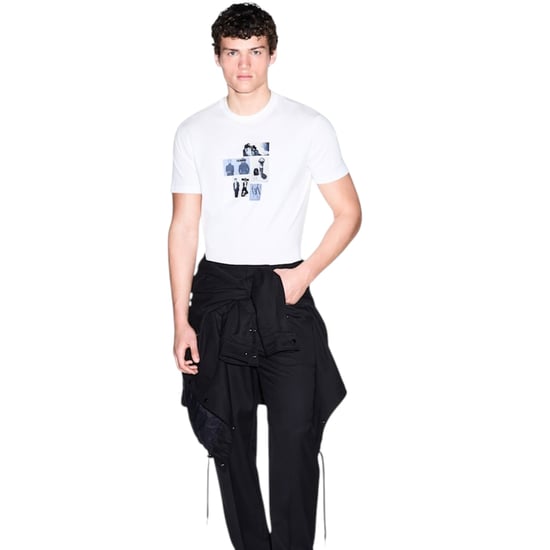 Armani Exchange AF10358 Mens T Shirts Crew Neck Graphic Print Cotton Summer Tee - Image 3