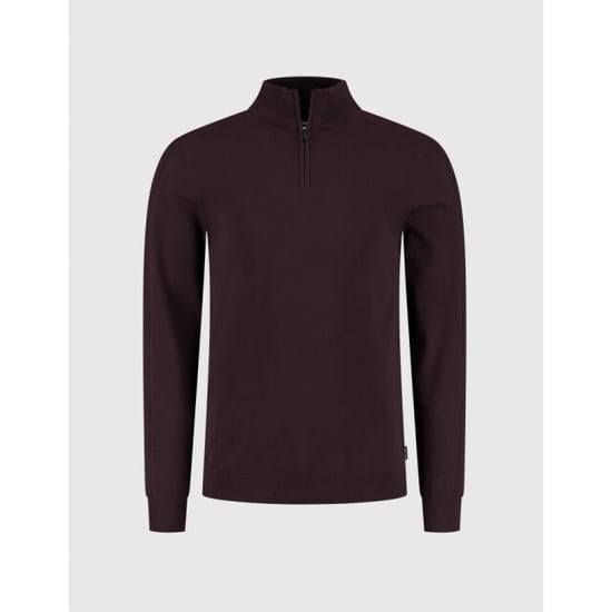 Saint Steve Elwin 80032 merlot half zip trui - Image 3