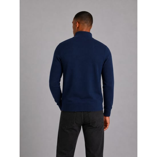 Saint Steve Cas 19480 70050 ocean blue half zip trui - Image 3