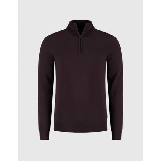 Saint Steve Cas 19480 80032 merlot half zip trui - Image 2